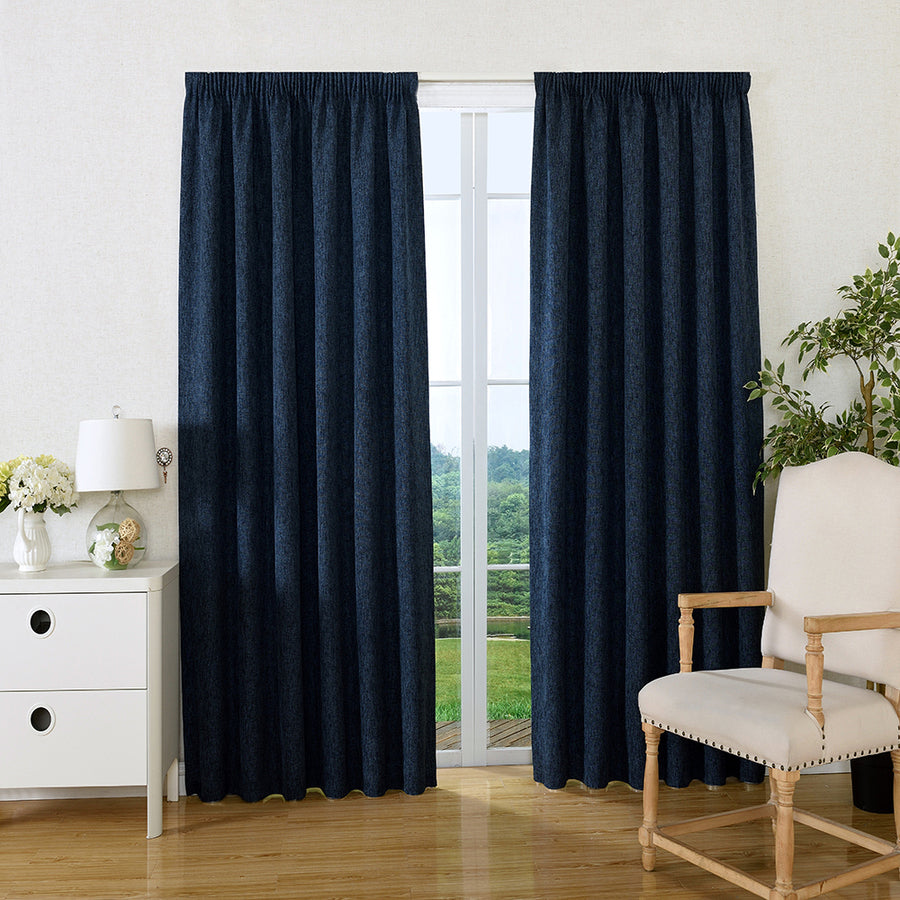 New York Navy - Thermal Selflined Curtains