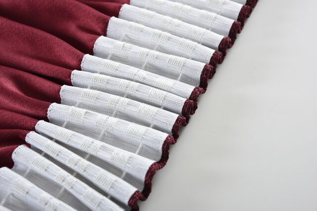 Franklin Burgundy - Thermal Selflined Curtains