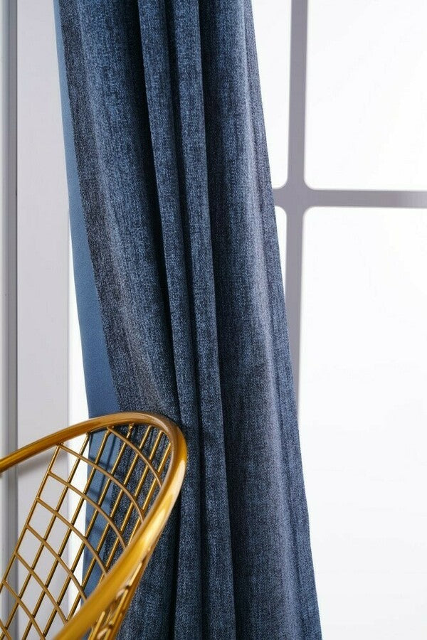 New York Navy - Thermal Selflined Curtains