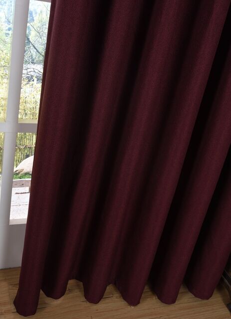 Franklin Burgundy - Thermal Selflined Curtains
