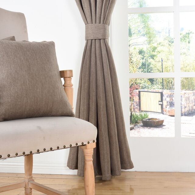 Franklin Tiger Eye - Thermal Selflined Curtains