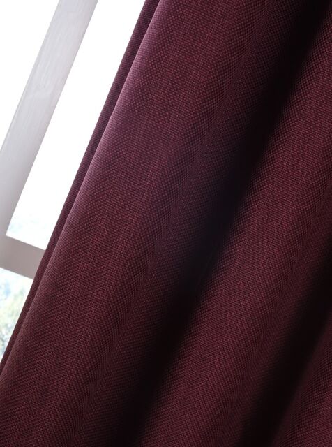 Franklin Burgundy - Thermal Selflined Curtains
