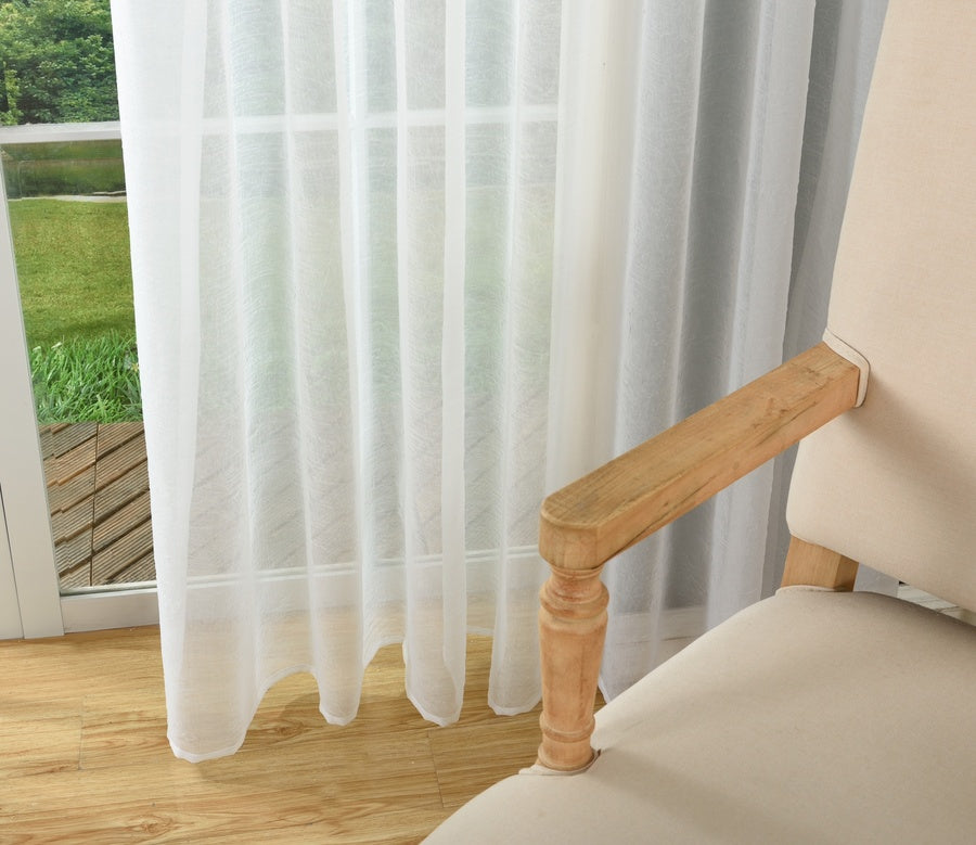 Gloria White - Readymade Sheer Curtains