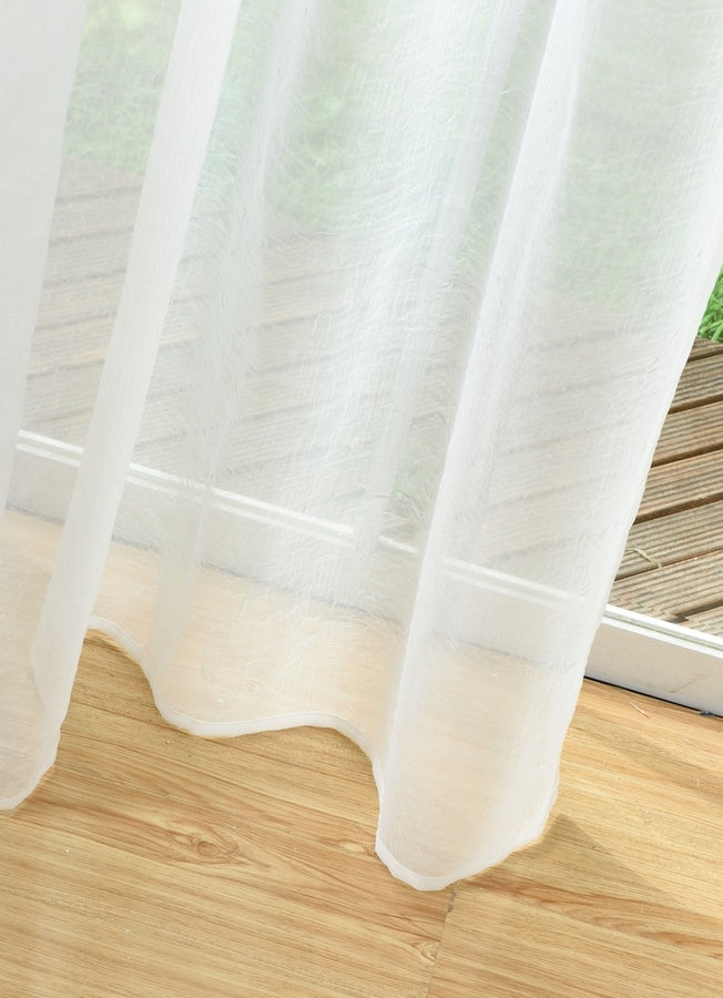 Gloria White - Readymade Sheer Curtains