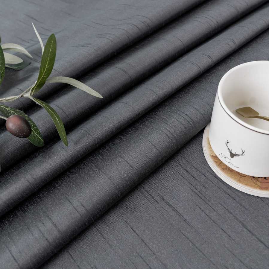 Peace Charcoal - Thermal Backed Curtains