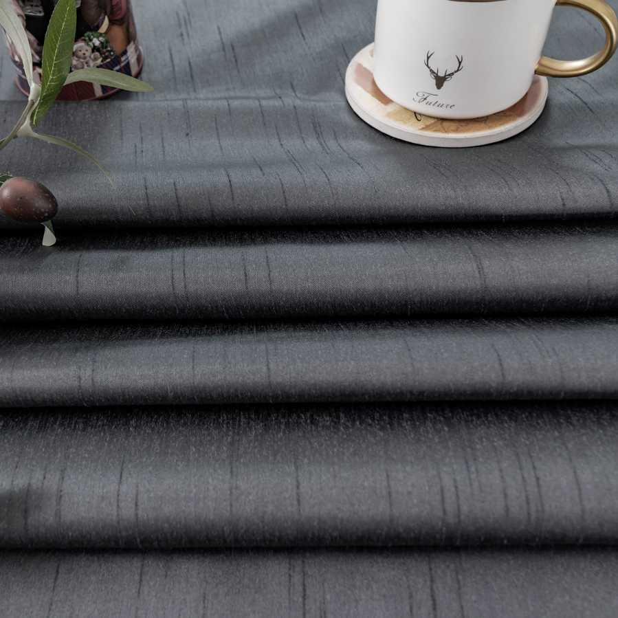 Peace Charcoal - Thermal Backed Curtains
