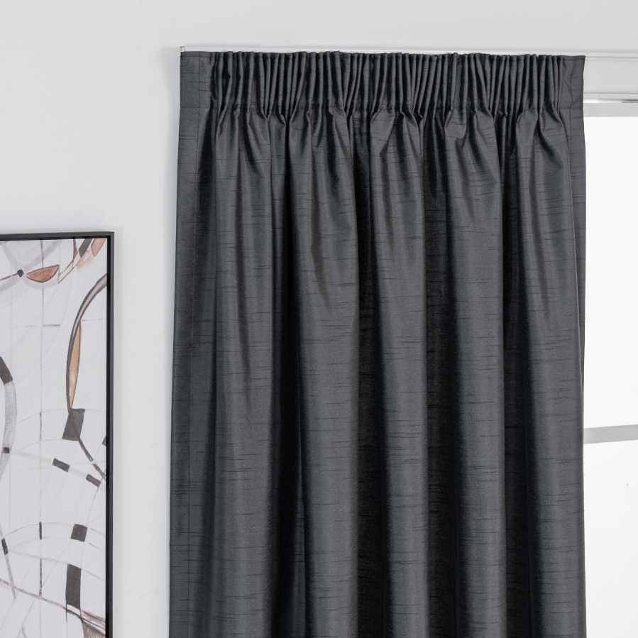 Peace Charcoal - Thermal Backed Curtains