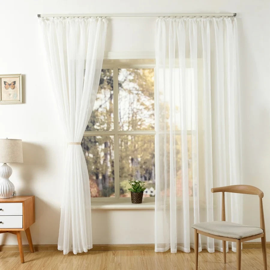 Andrea White - Readymade Sheer Curtains